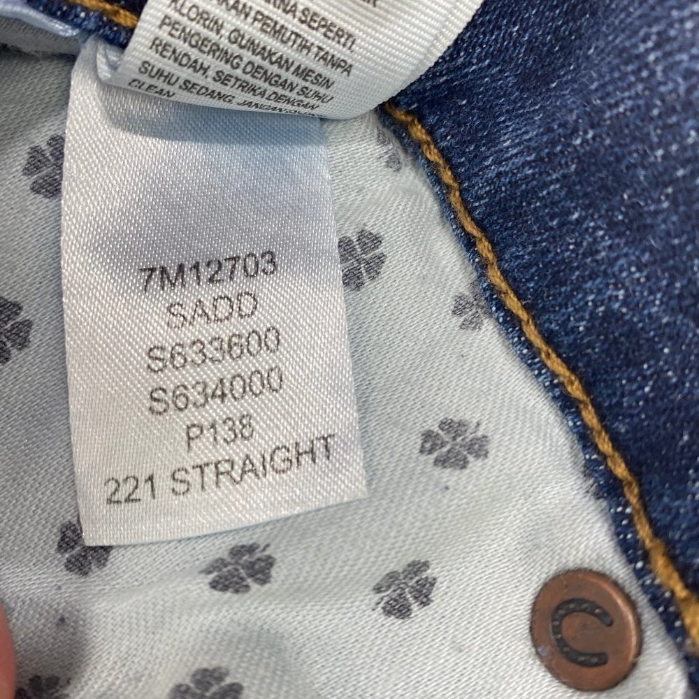 Lucky Brand Mens 221 Jeans Straight Leg Sz 36 X 30 Medium Wash Stretch - Picture 6 of 11